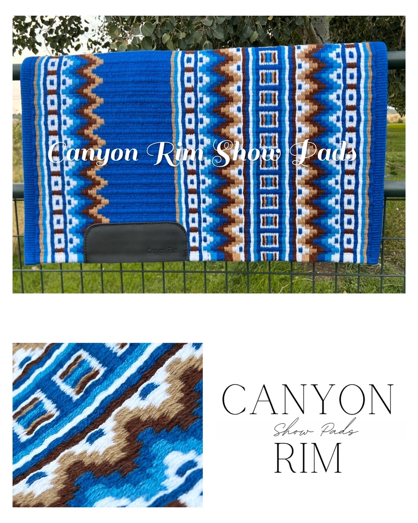 Beautiful Custom Show Pad – Canyon Rim Show Pads